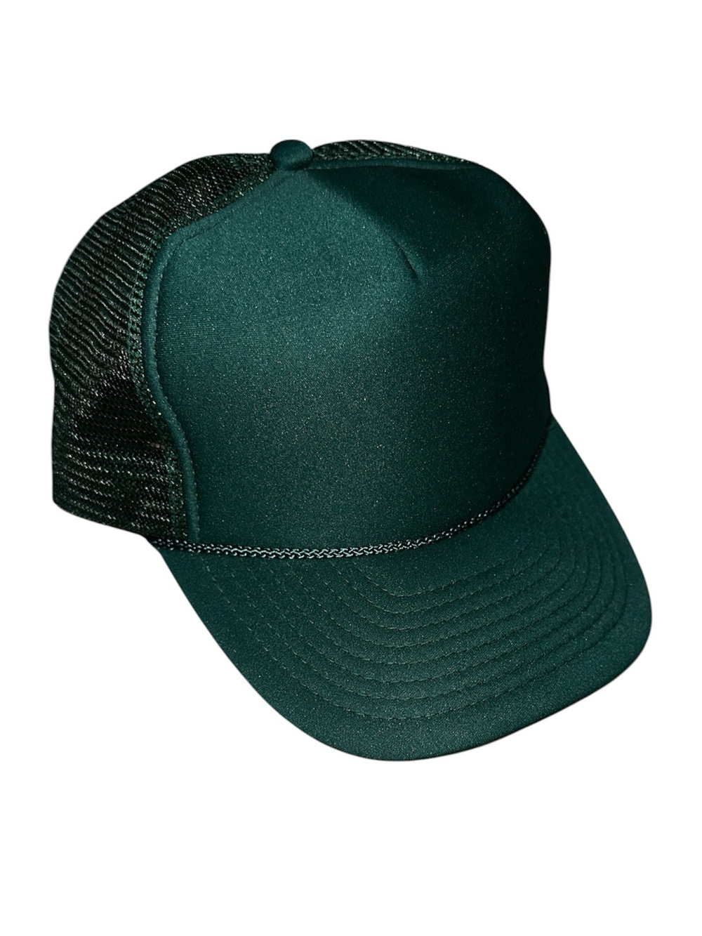 Vintage Nissun Cap Trucker Hat Green Blank